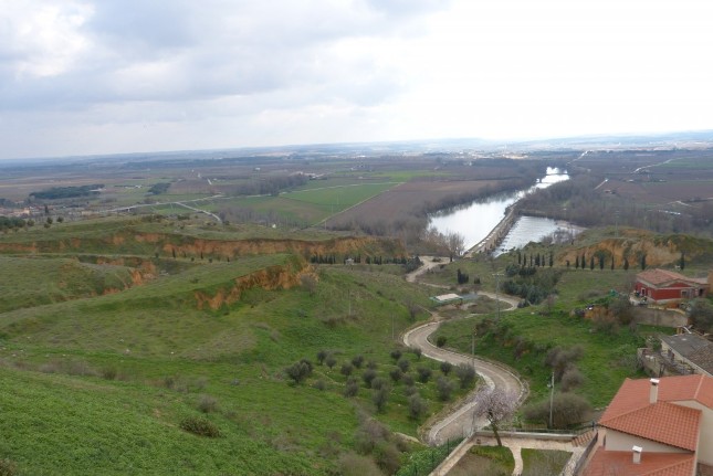 Vistas desde el mirador de Toro sobre el valle del Duero