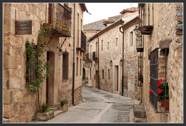 rincones medievales Calles de Pedraza