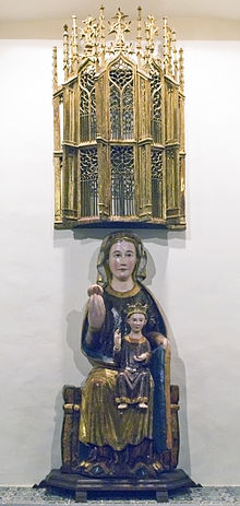 Turismo en Palencia, Virgen con el niño en el museo de arte sacro de Palencia