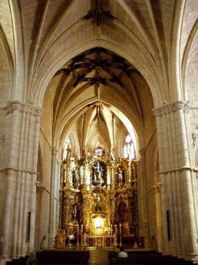 Turismo en Palencia, Interior de la Iglesia de las Clarisas de Palencia