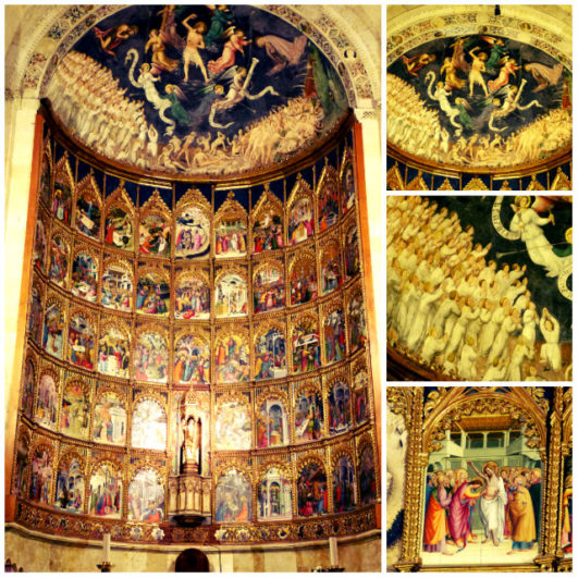Detalle retablo Catedral vieja de Salamanca
