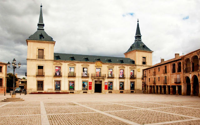 Receración de cómo debía ser el Palacio Ducal de Medinaceli - Imagen de Wikipedia