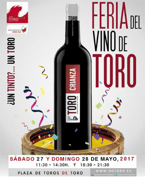 Cartel de la Feria del Vino de Toro 2017 - Destino Castilla y León