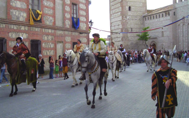 Carlos V llegando a Mojados - imagen de El Dia de Valladolid