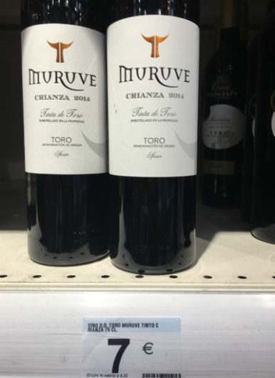 vinos por menos de 10 eurosMuruve Crianza 2014