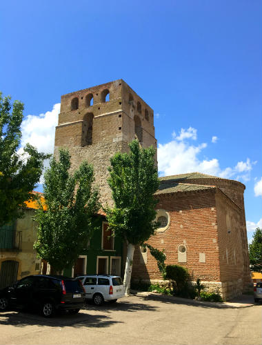 Imponente campanario mudéjar de la Iglesia de San Andrés - Destino Castilla y León