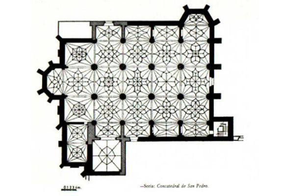 Planta de la Concatedral de San Pedro de Soria - Imagen de EligeSoria