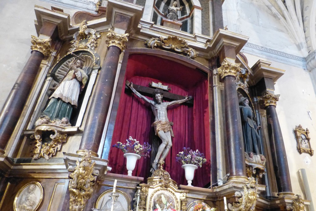 Cristo de la Salud en la Iglesia de Santa María de Alaejos