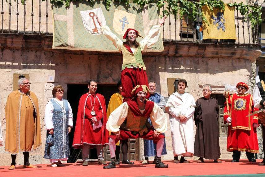 Pasacalles en el Mercado medieval Sepúlveda