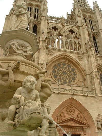 Fachada principal de la catedral de Burgos