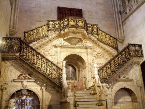 La Escalera Dorada de la Catedral de burgos