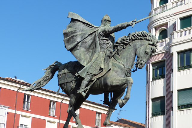 Estatua del Cid en Burgos - Destino Castilla y León