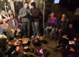 Filandón tradicional en una palloza - Imagen de El Diario de León
