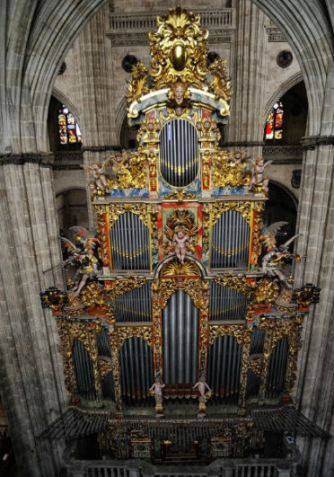 Organo barroco de Catedral nueva de Salamanca