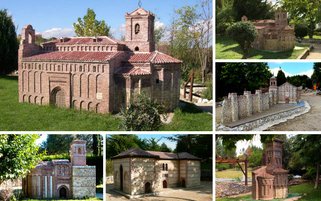 Algunas maquetas a escala del Parque temático del Mudejar - Destino Castilla y León