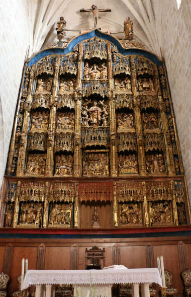 Retablo tardogótico de Santa María de Gumiel de Izán - Destino Castilla y León