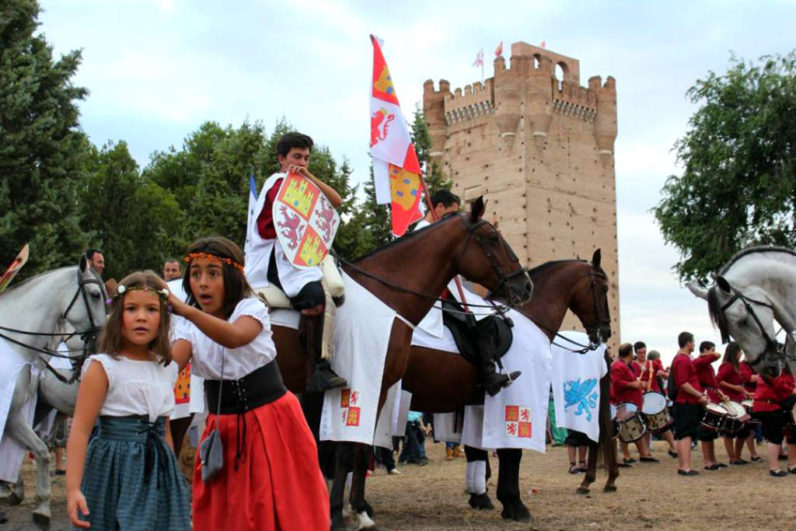 Recreación histórica en el Castillo de Medina del Campo - Imagen de Imperiales y Comuneros