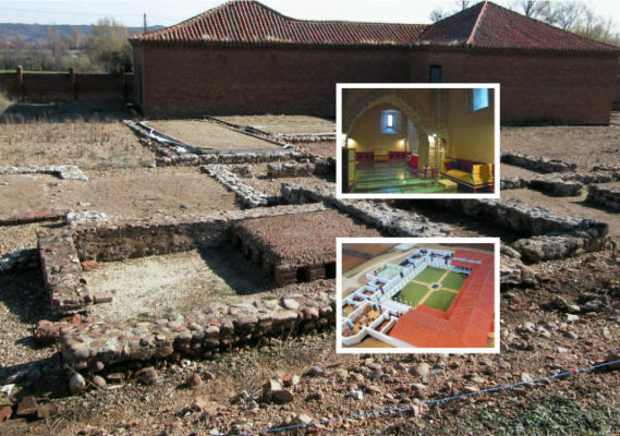 Villa romana de Navatejera - Composición de Destino Castilla y León sobre Imagen de TerraeAntiqvae