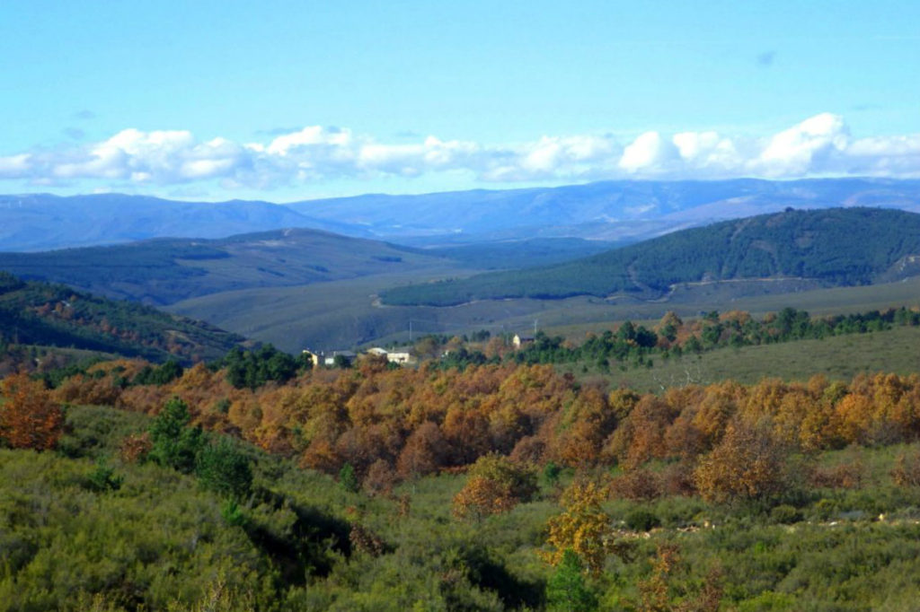 paisajes de la comarca de Aliste en Zamora vía naturaliste