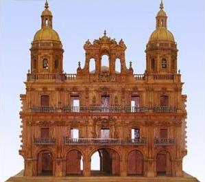 Maqueta del modelo original del Ayuntamiento de Salamanca