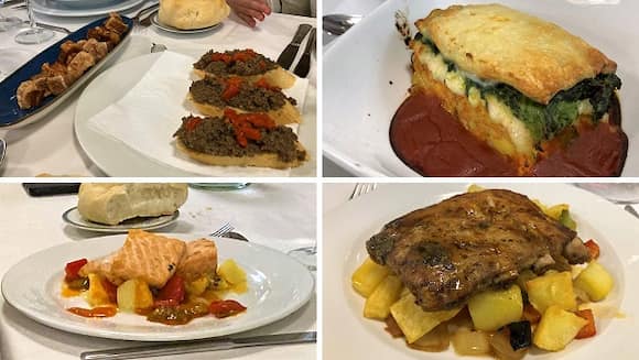 Algunos platos del Menú degustación del Restaurante Los Toreros de Tordesillas - Destino Castilla y León