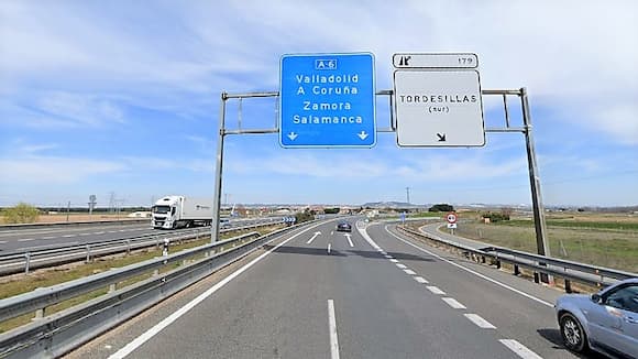 Llegada a Tordesillas por la Autovía A6 - Destino Castilla y León