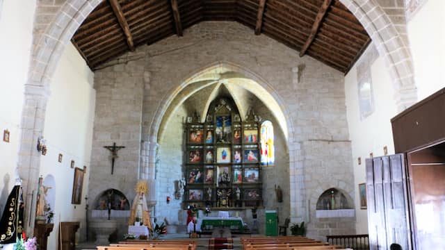 Interior de la Iglesia de Nuestra Señora de la Asunción de Montemayor del Pino - Destino Castilla y León
