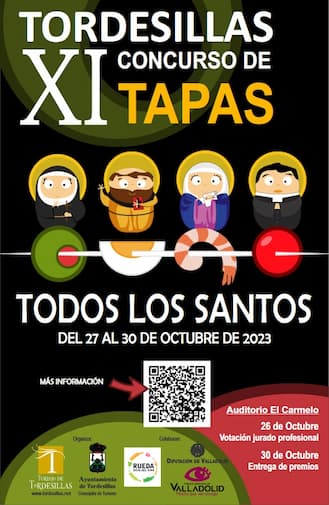 Cartel del Concurso de tapas de Todos los Santos 2023