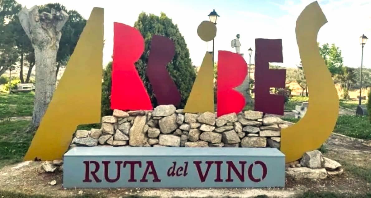 cartel de la Ruta del Vino de Arribes