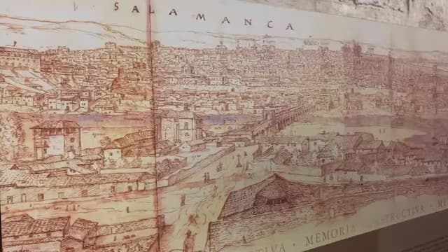 Copia del libro de ciudades de Felipe II en su página sobre Salamanca - Destino Castilla y León
