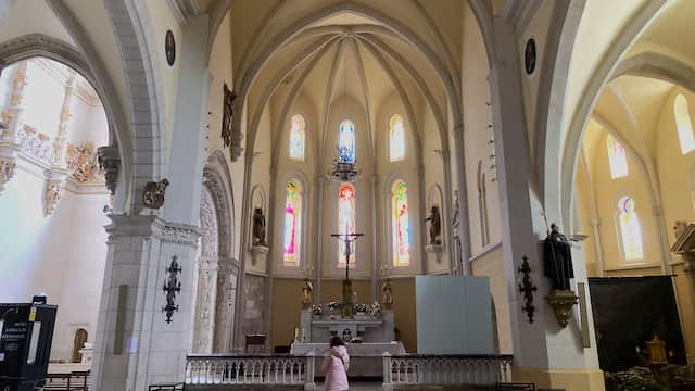 Interior de la Iglesia del Convento de San Pablo de Peñafiel - Destino Castilla y León
