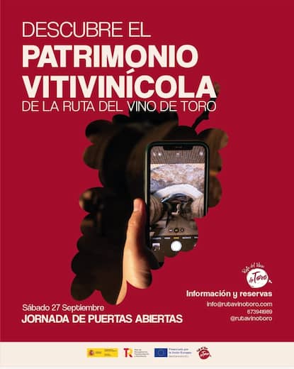 Cartel de la Jornada del Patrimonio Vitivinícola de Toro 2025