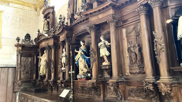 Retablo de la sacristía de la Colegiata de Sasamón - Destino Castilla y León