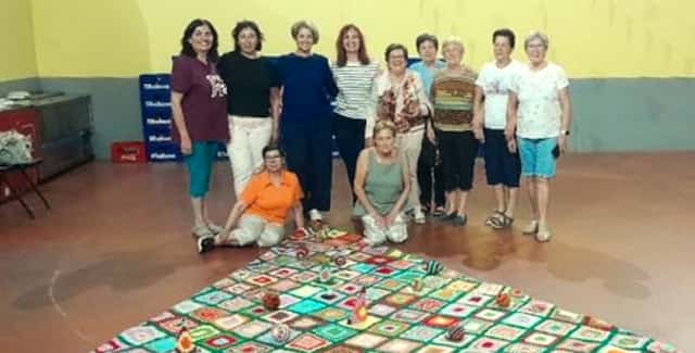Equipo de trabajo del árbol de Navidad de Fuenterrebollo – Imagen del grupo Tarde de Labores
