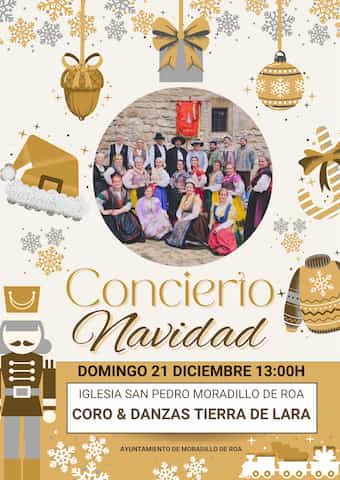 Cartel del Concierto de Navidad en Moradillo de Roa