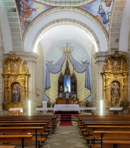 Interior de la Iglesia del Convento de San Francisco de Fermoselle - Imagen de Turismo Zamora