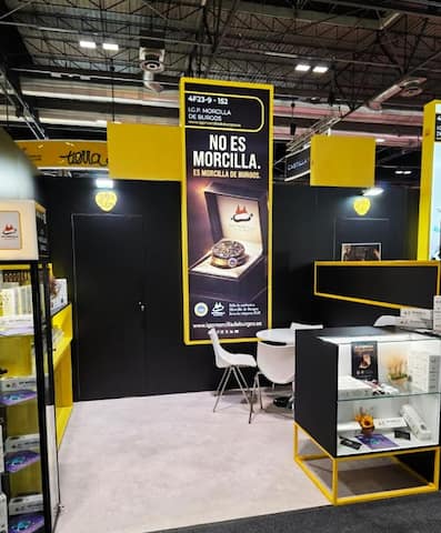 Detalle del stand de IGP Morcilla de Burgos en el Salón Gourmet 2026 - Imagen de Morcilla de Burgos IGP