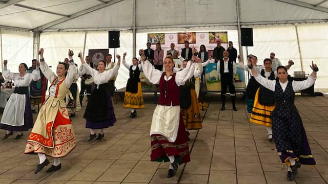 Bailes en la carpa de la Fiesta de Primavera 2026 de Santovenia de Pisuerga - Imagen de la Ruta del Vino Fiesta de Primavera 2026 de Santovenia de Pisuerga