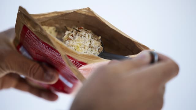 Pack de comida liofilizada