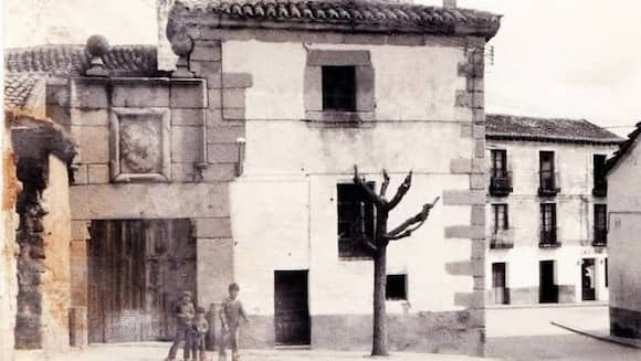 Desaparecido Palacio de Riguerza, estaba junto la Plaza de la Corredera - Imagen de Facebook