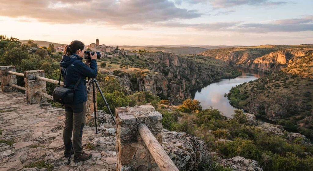 Sacando fotos en Castilla y León